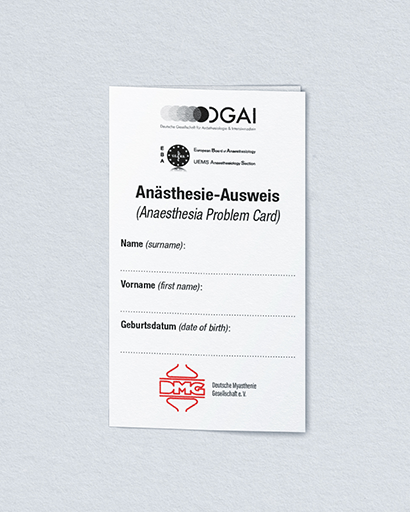 Anästhesie-Ausweis