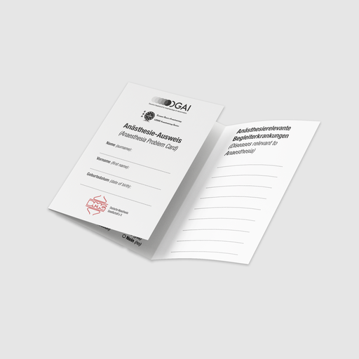 Anästhesie-Ausweis